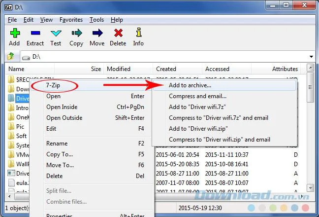 چگونه می توان پرونده ها را با 7-zip فشرده سازی و فشرده سازی کرد؟