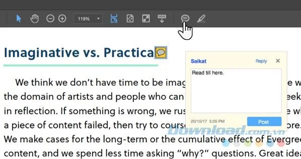 راهنمایی در مورد نحوه نشانه گذاری اسناد PDF در Adobe Reader