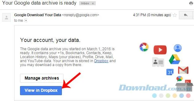 نحوه انتقال داده ها از Google Drive به Dropbox