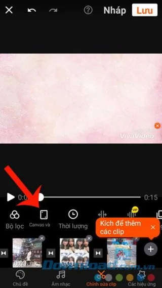 دستورالعمل های ساخت فیلم از عکس ها با Vivavideo