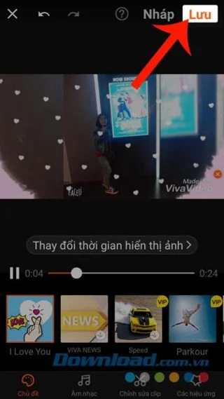 دستورالعمل های ساخت فیلم از عکس ها با Vivavideo