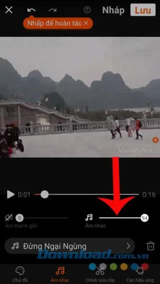 دستورالعمل برای قرار دادن موسیقی در فیلم ها با استفاده از Vivavideo