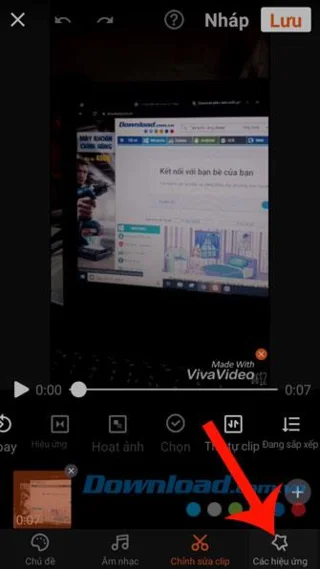 دستورالعمل برای درج متن در فیلم ها با استفاده از Vivavideo