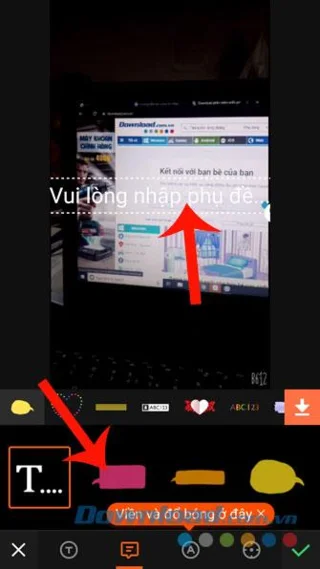 دستورالعمل برای درج متن در فیلم ها با استفاده از Vivavideo