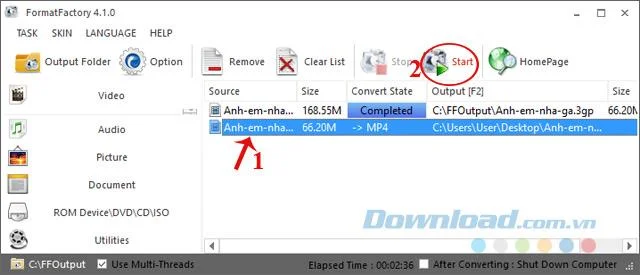 نحوه تبدیل ویدیو به MP4 با استفاده از کارخانه فرمت