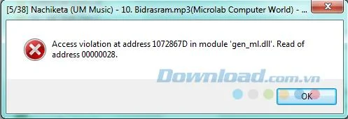رفع نقض دسترسی در آدرس ... در KMPlayer