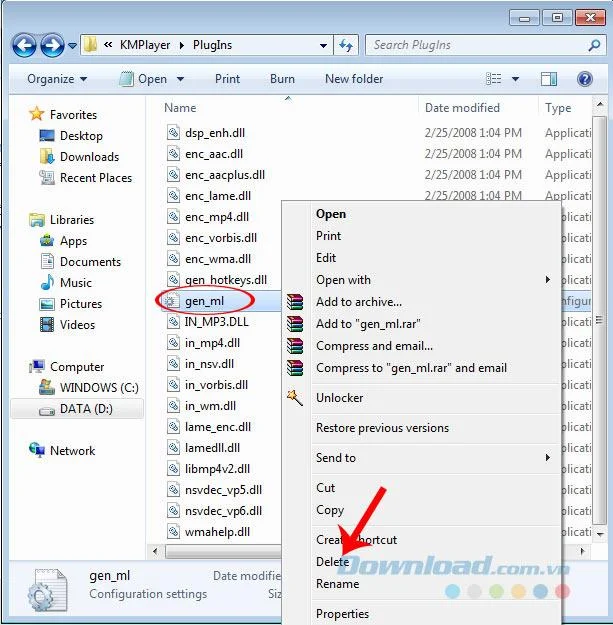 رفع نقض دسترسی در آدرس ... در KMPlayer