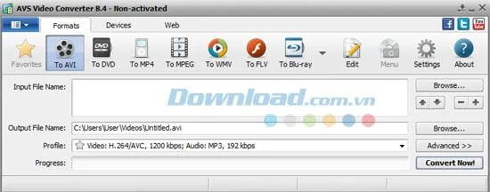 قالب ویدیویی را با AVS Video Converter تغییر دهید