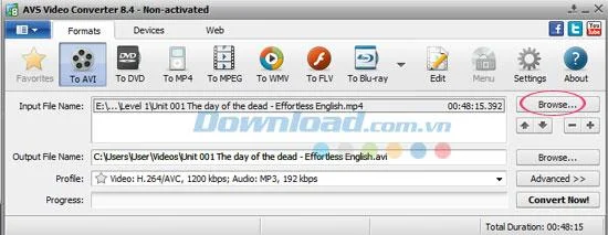 قالب ویدیویی را با AVS Video Converter تغییر دهید