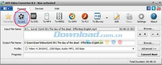 قالب ویدیویی را با AVS Video Converter تغییر دهید