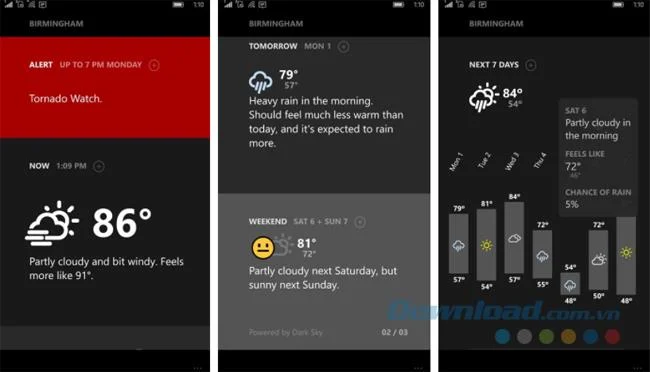 5 aplikasi cuaca terbaik untuk Windows 10
