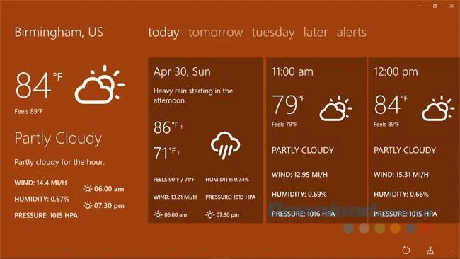 5 aplikasi cuaca terbaik untuk Windows 10