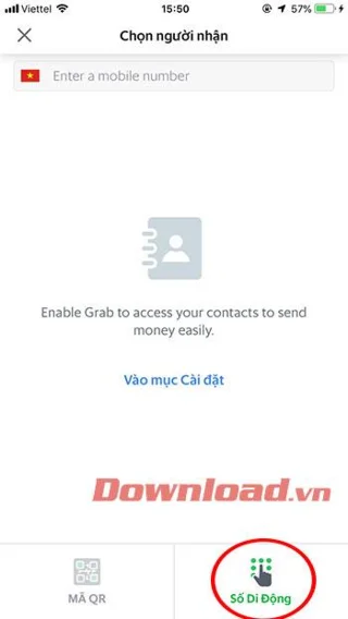 كيفية تحويل الأموال عبر المحفظة الإلكترونية Moca على Grab