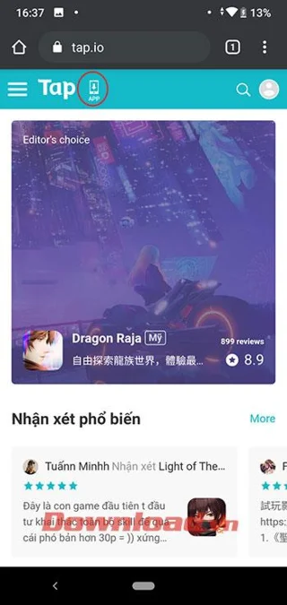 تعليمات تنزيل TapTap وتثبيتها على هاتفك