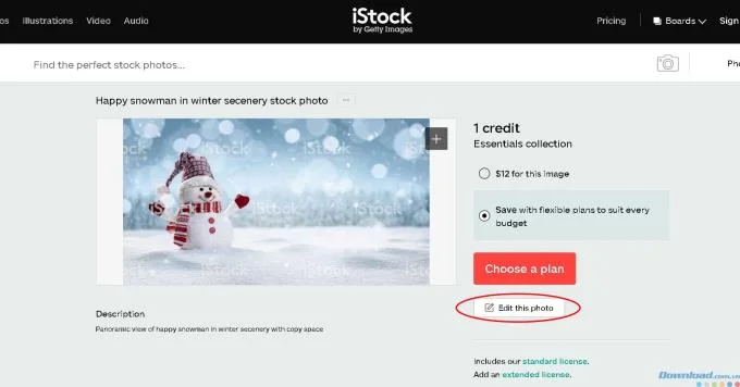 دستورالعمل های ویرایش و بارگیری عکس ها در iStockPhoto