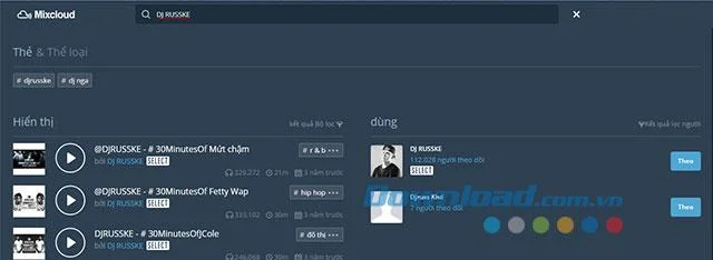 راهنمای گوش دادن و بارگذاری موسیقی در Mixcloud