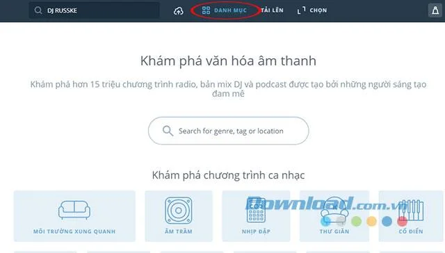 راهنمای گوش دادن و بارگذاری موسیقی در Mixcloud
