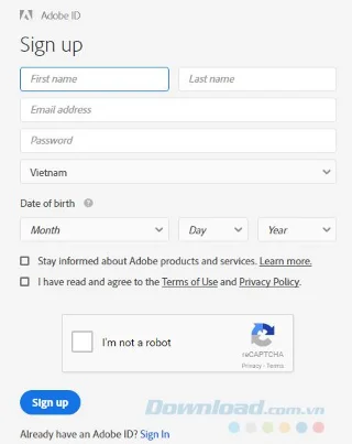 How to create an Adobe account for newbies