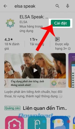 دستورالعمل نصب و استفاده از ELSA Speak بر روی تلفن