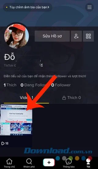دستورالعمل حذف ویدیوهای ارسال شده در Tik Tok