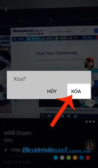 دستورالعمل حذف ویدیوهای ارسال شده در Tik Tok