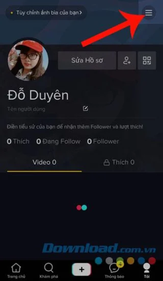 Instructions to change your Tik Tok account password