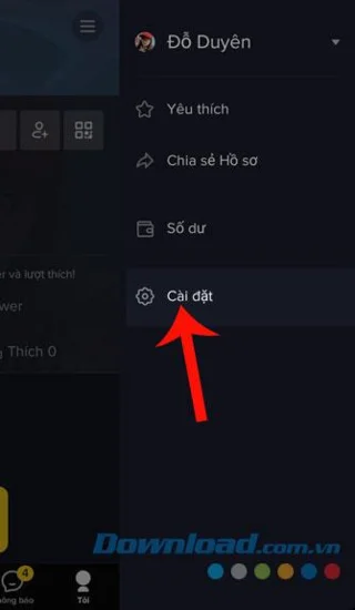 Instructions to change your Tik Tok account password