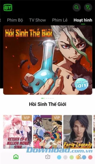 फोन पर iQIYI के साथ फिल्में स्थापित करने और देखने के निर्देश