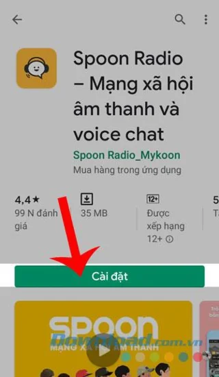 Instructions for downloading and using the social network Spoon