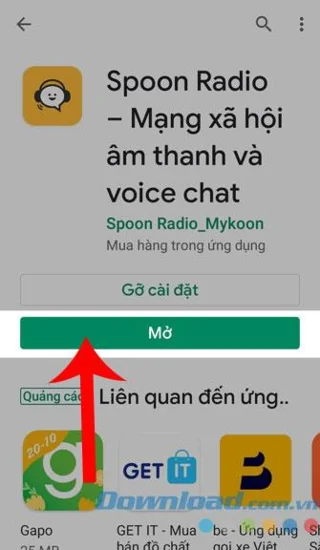 Instructions for downloading and using the social network Spoon