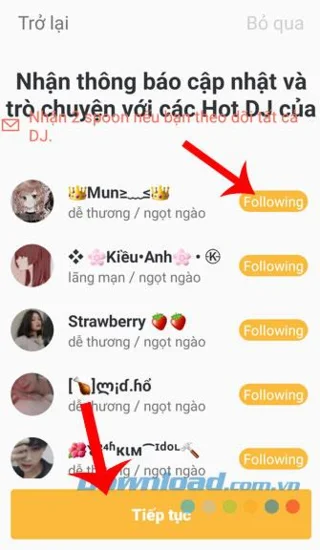 Instructions for downloading and using the social network Spoon