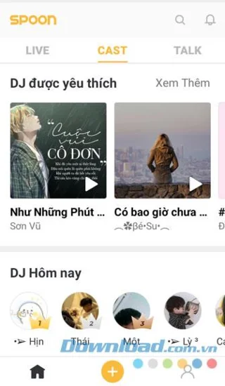 Instructions for downloading and using the social network Spoon