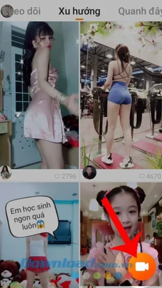 Instrucciones para instalar y grabar video de sincronización de labios con Kwai