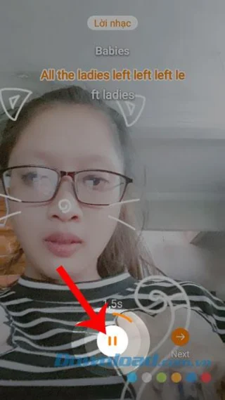 Instrucciones para instalar y grabar video de sincronización de labios con Kwai