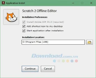 دستورالعمل نصب و استفاده از Scratch در رایانه