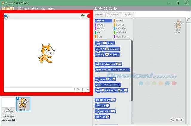 دستورالعمل نصب و استفاده از Scratch در رایانه
