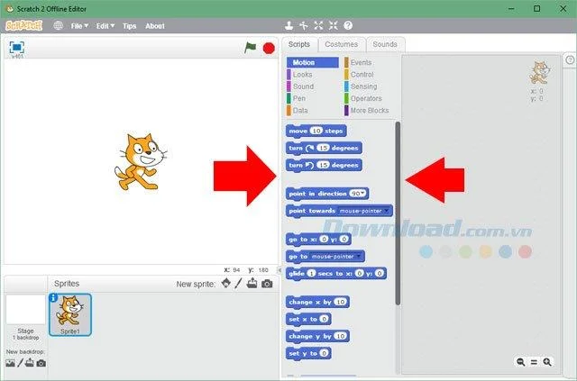 دستورالعمل نصب و استفاده از Scratch در رایانه