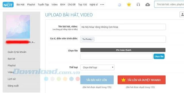 Nhaccuatui उपयोगकर्ता पुस्तिका और सबसे पूरा