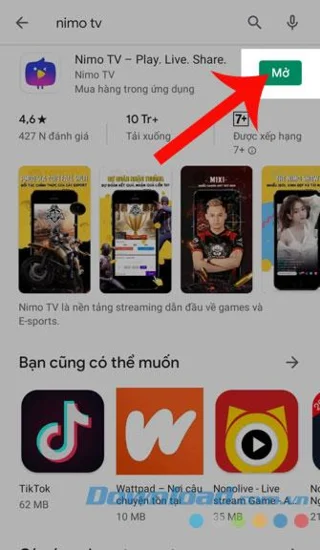 Instrucciones para configurar y registrar una cuenta de Nimo TV en su teléfono