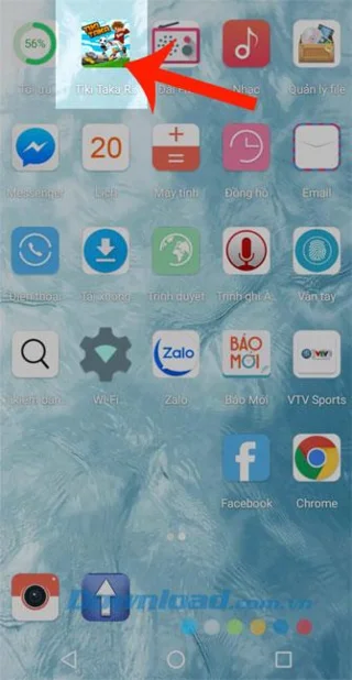 دستورالعمل ها برای بارگیری برنامه در Aptoide