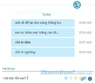 دستورالعمل تغییر قلم در اسکایپ