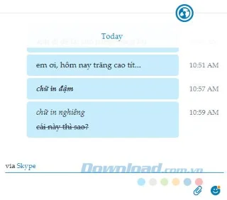 دستورالعمل تغییر قلم در اسکایپ