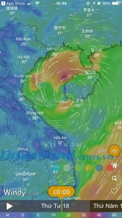 طوفان را دنبال کنید ، اخبار طوفان را به روز کنید ، آب و هوا را با باد امروز ببینید