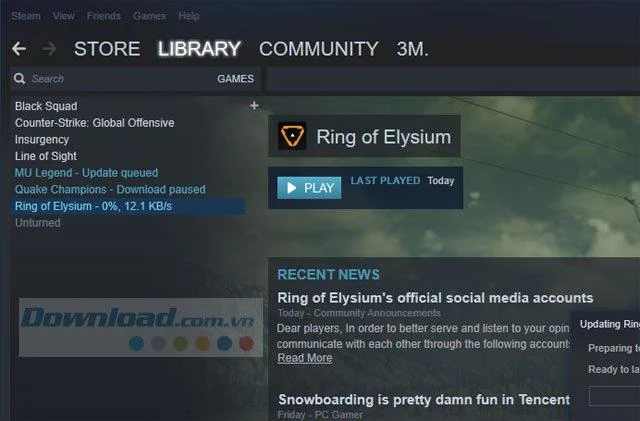 نحوه نصب Ring Of Elysium بر روی کامپیوتر