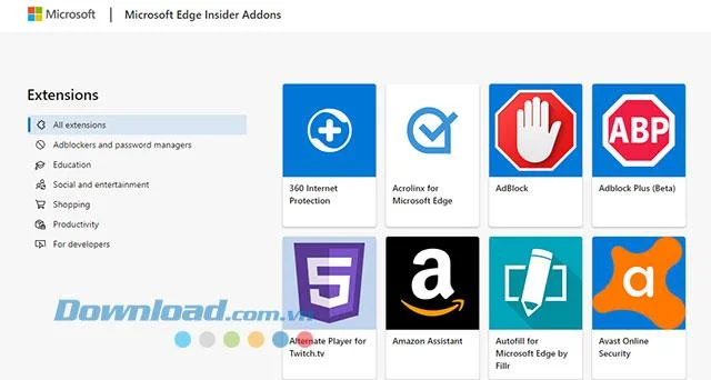 دستورالعمل نصب افزونه در Microsoft Edge Chromium
