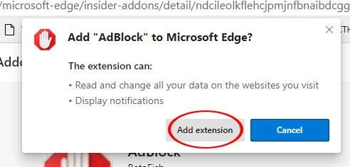 دستورالعمل نصب افزونه در Microsoft Edge Chromium