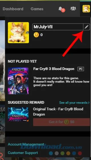 نحوه تغییر اطلاعات حساب Uplay