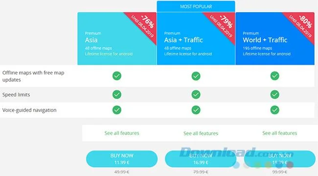 نحوه خرید اشتراک پولی از Navg GPS نقشه ها و نقشه ها