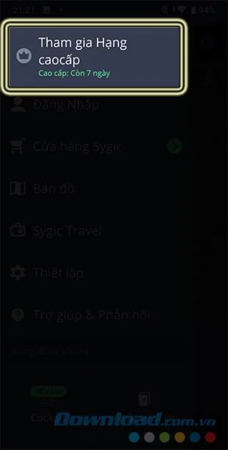 نحوه خرید اشتراک پولی از Navg GPS نقشه ها و نقشه ها