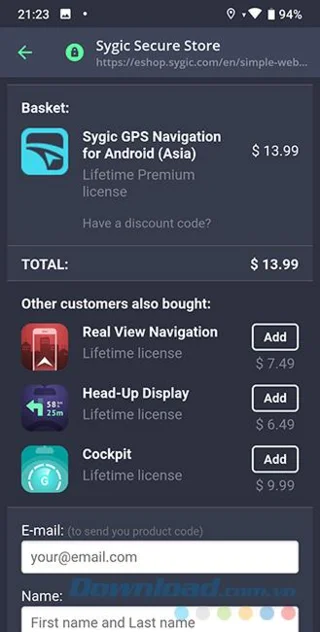 نحوه خرید اشتراک پولی از Navg GPS نقشه ها و نقشه ها